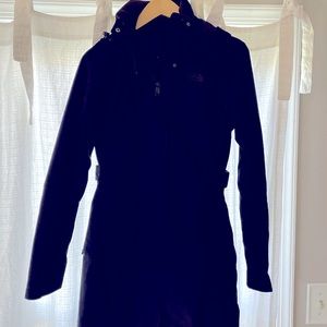 Black North Face Rain Parka